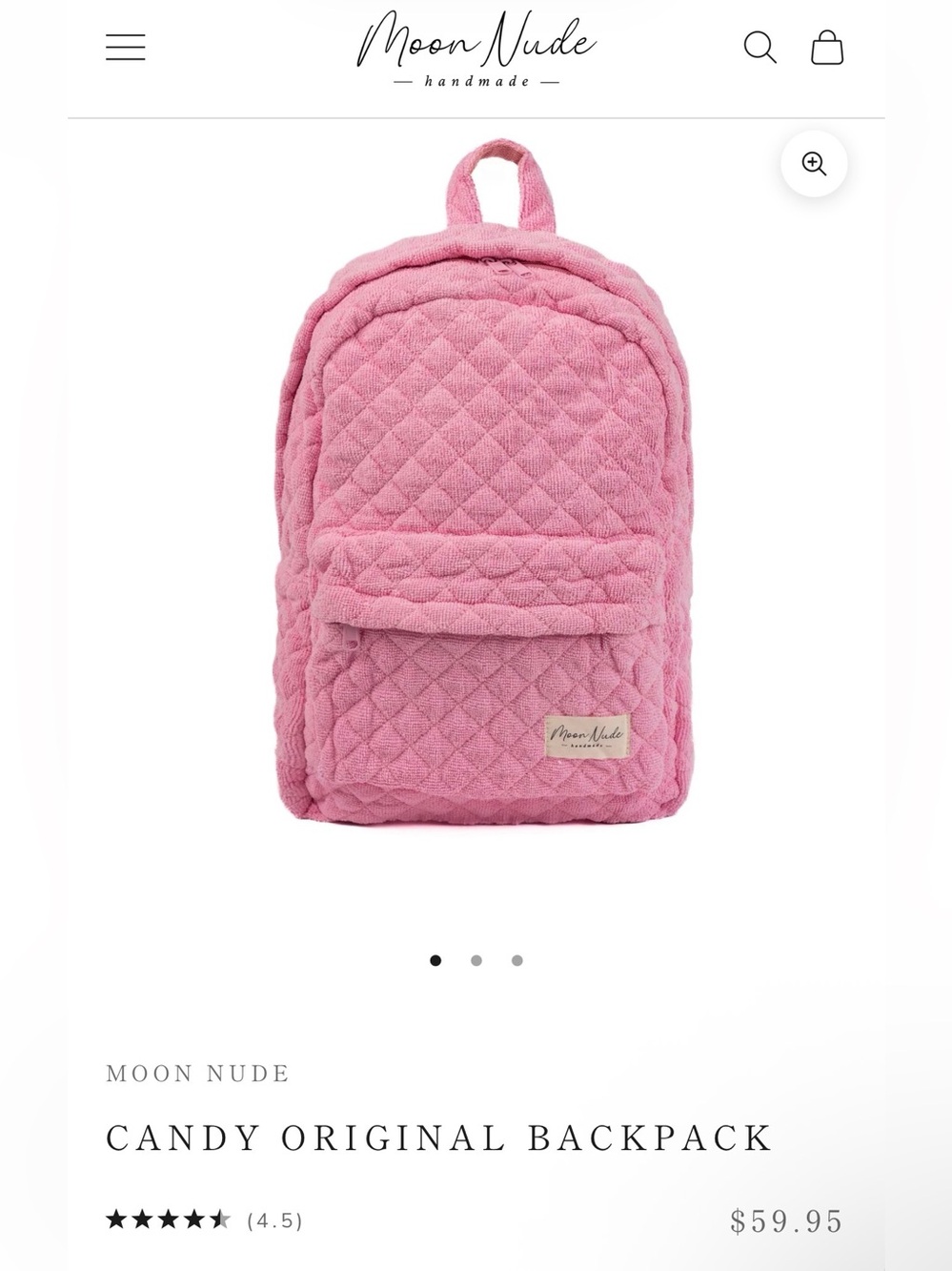 Moon Nude Candy Backpack